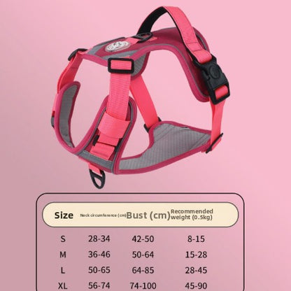 Large Dog Harness Anti-Pull Vest Breathable Pet Supplies