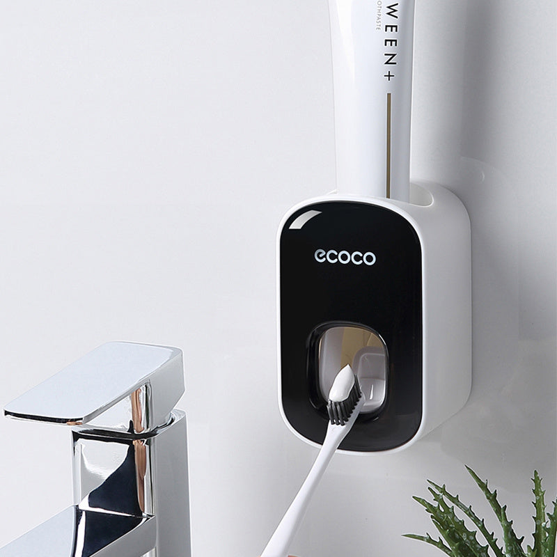 Wall Mounted Automatic Toothpaste Holder Bathroom Accessories Set Dispenser - NOMAN STORE LLC
