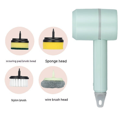 Electric Cleaning Brush Dishwashing Brush Automatic Wireless USB Rechargeable Professional Kitchen Bathtub Tile Cleaning Brushes - NOMAN STORE LLC