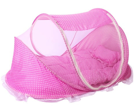 Foldable  Baby Bed Net With Pillow Net 2pieces Set - NOMAN STORE LLC