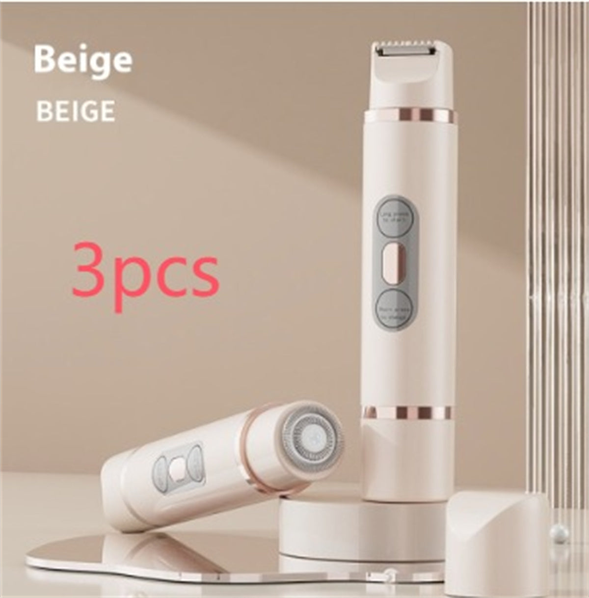 Dual-Head Electric Shaver Painless Women's Epilator Bikini Hair Removal Device Automatic Hair Trimmer Underarm Facial Lips Leg - NOMAN STORE LLC