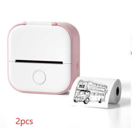 Portable Mini Thermal Label Printer Home Photo Printer Student Wrong Question Printer Bluetooth-compatible Mini Label Printer Price Tag - NOMAN STORE LLC