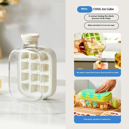 One-Click Molding Cooling Cup,Instant Ice Maker,Zero-Contact Design,Straw Included,Curling Mold,Portable & Stylish Chilled Drink - NOMAN STORE LLC