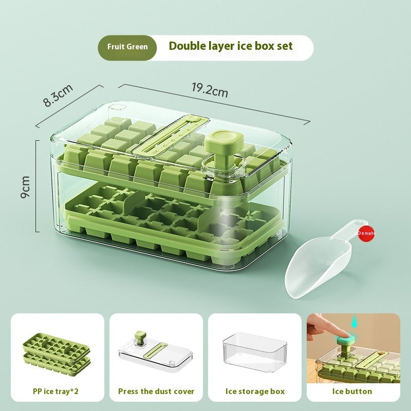 28 56 Grids Reusable Ice Mold Ice Cubes Tray DIY Moulds Ice Cubes Maker Release Homemade Ice Cubes Tray Mold Home Ice Making Tool - NOMAN STORE LLC