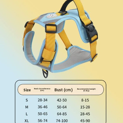 Large Dog Harness Anti-Pull Vest Breathable Pet Supplies
