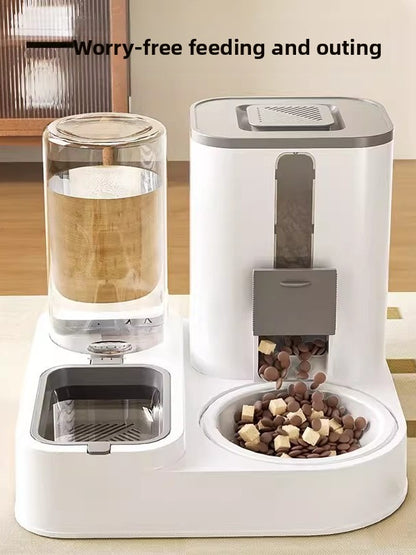 Automatic Cat Dog Food Water Feeder Bowl Ceramic