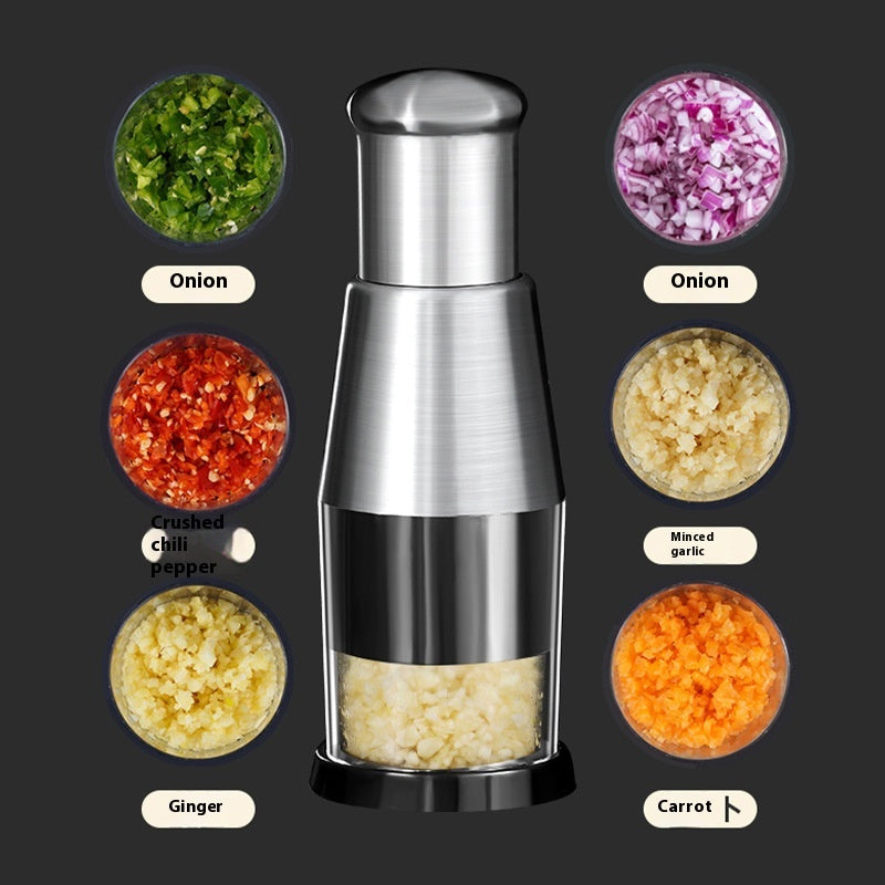 Garlic Crusher Onion Chopper Multipeler Vegetables Chopper Manual Garlic Press Machine Garlic Squeezer Kitchen Gadget - NOMAN STORE LLC