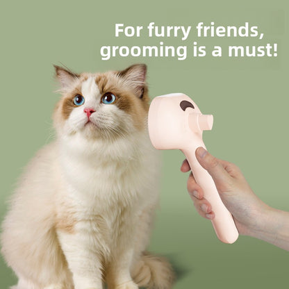 Pet spray de-shedding comb