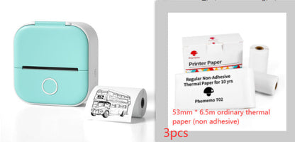 Portable Mini Thermal Label Printer Home Photo Printer Student Wrong Question Printer Bluetooth-compatible Mini Label Printer Price Tag - NOMAN STORE LLC