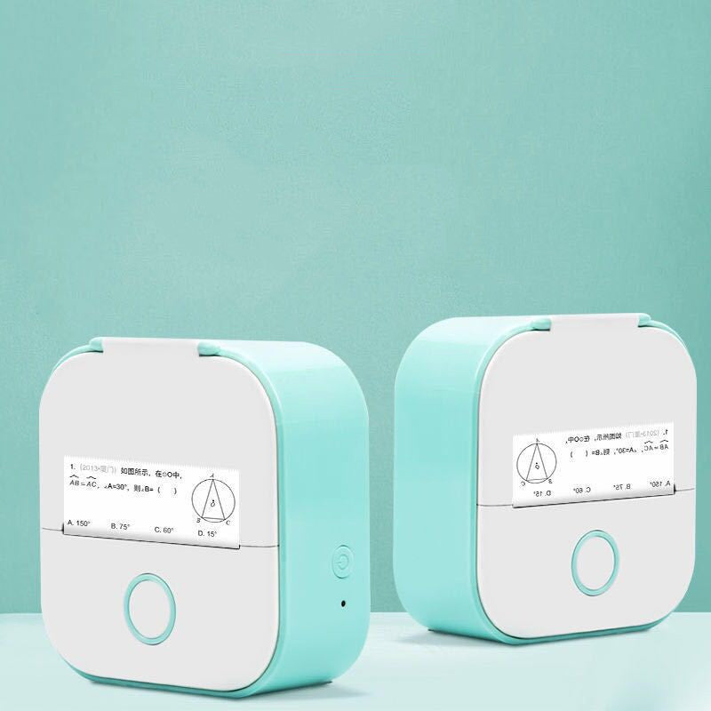 Portable Mini Thermal Label Printer Home Photo Printer Student Wrong Question Printer Bluetooth-compatible Mini Label Printer Price Tag - NOMAN STORE LLC