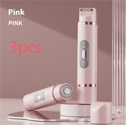 Dual-Head Electric Shaver Painless Women's Epilator Bikini Hair Removal Device Automatic Hair Trimmer Underarm Facial Lips Leg - NOMAN STORE LLC