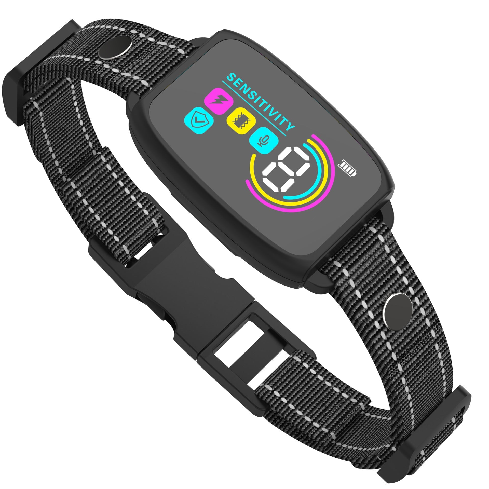 Smart Automatic Anti Barking Dog Collar Rechargeable Bark Stopper Stop Barking HD Digital Display IP67 Waterproof Collar For Dogs Pet Products - NOMAN STORE LLC