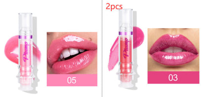 New Tube Lip Rich Lip Color Slightly Spicy Lip Honey Lip Glass Mirror Face Lip Mirror Liquid Lipstick - NOMAN STORE LLC