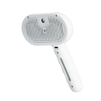 Pet spray de-shedding comb