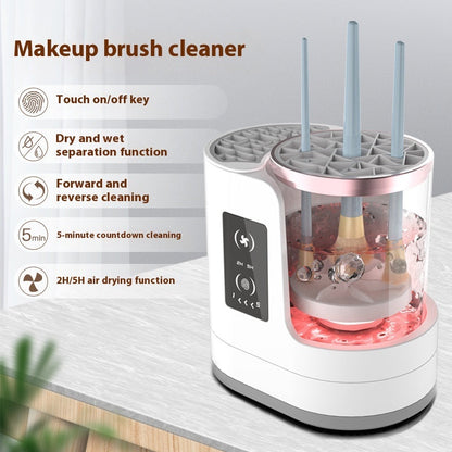Electric Makeup Brush Cleaner Rechargeable Makeup Brushes Cleaning Tool Automatic Makeup Brush Cleaning Stand Device - NOMAN STORE LLC